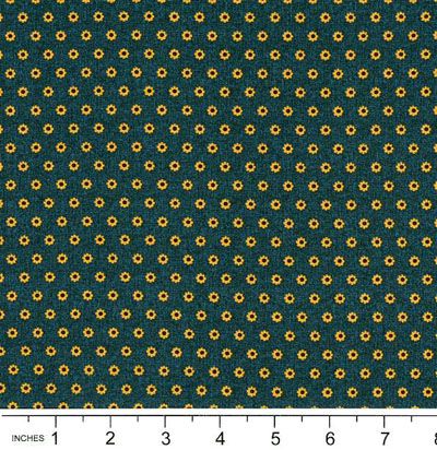 Country Coordinates fabric: Ditzy Flower (per 1/4 metre)