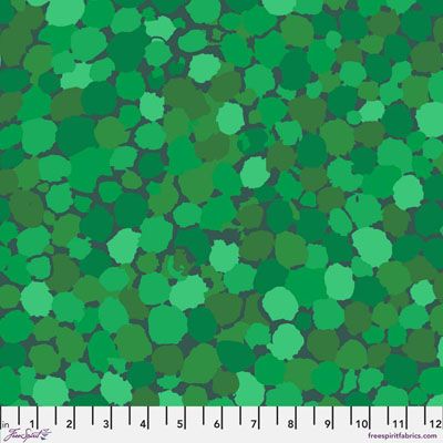 Reflections fabric: Green (per 1/4 metre)