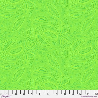 Tula Pink True Colours Fabric: Mineral Peridot