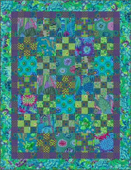 Classic Garden 9 Patch Quilt Kit