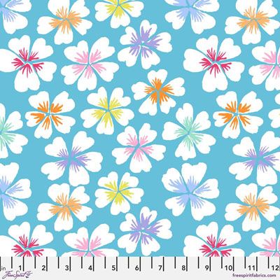 Kaffe Fassett Collective Fabric: Petals Sky