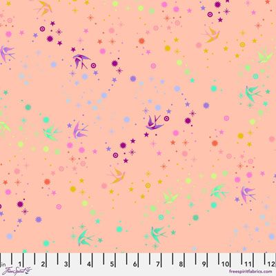 Tula Pink True Colours Fabric: Fairy Dust Sherbet