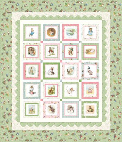 Peter Rabbit and Friends Quilt Kit