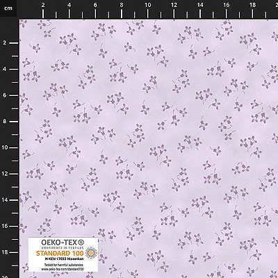 Quilters Coordinates fabric: Falling Flowers Purple (per 1/4 metre)