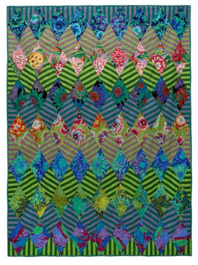 Kaffe Fassett Flowers and Fences Quilt Kit