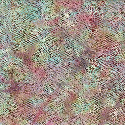 Hoffman Bali Handpaints: Scales Melon (per 1/4 metre)