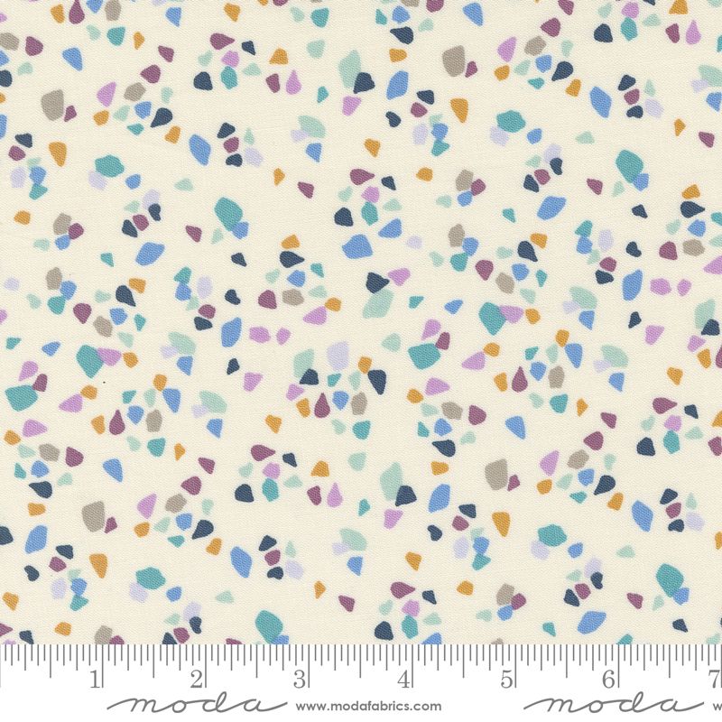 Seaglass Summer fabric: Shimmering Seaglass Blenders, Oyster