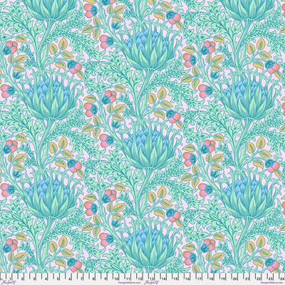 Kaffe Fassett x Morris & Co Fabric: Artichoke Lavender