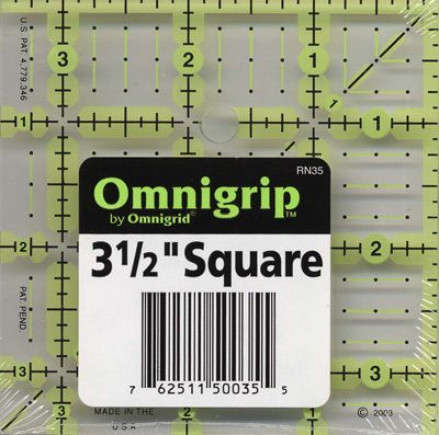 Omnigrip 3.5' x 3.5' NonSlip Patchwork Ruler