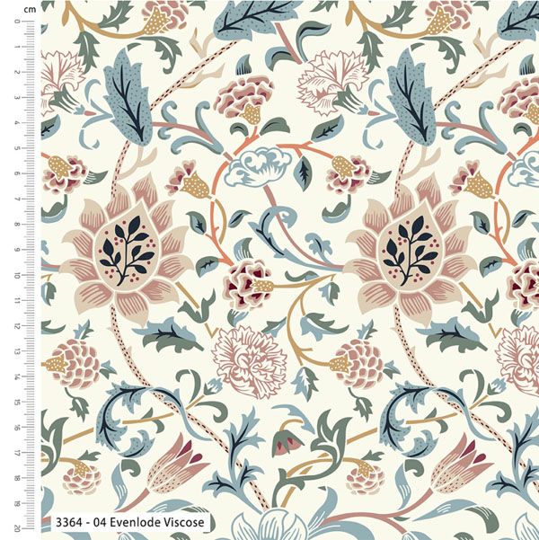 William Morris Viscose Prints Evenlode