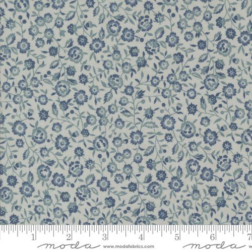 Sacre Bleu fabric: Renoncule, Ciel Blue