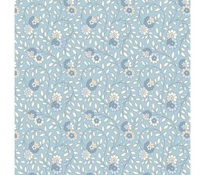 Liberty fabric: Trailing Marigold Turquoise (per 1/4 metre)