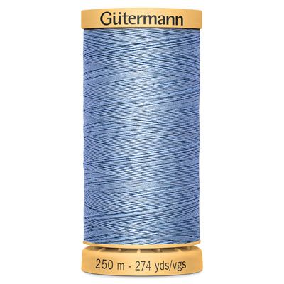 Gutermann Natural Cotton 50 Weight Thread 250m Sky Blue 5826