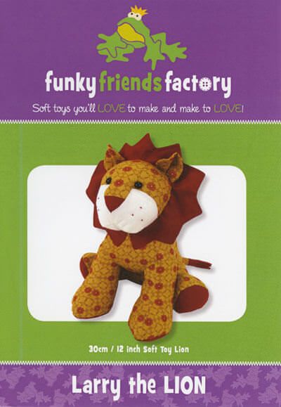 Funky Friends Factory: Larry the Lion Soft Toy Pattern