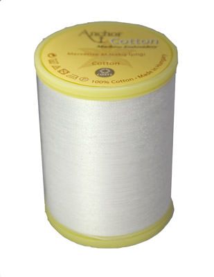 Coats Anchor Cotton Machine Embroidery Thread: No. 2 30 weight 625m