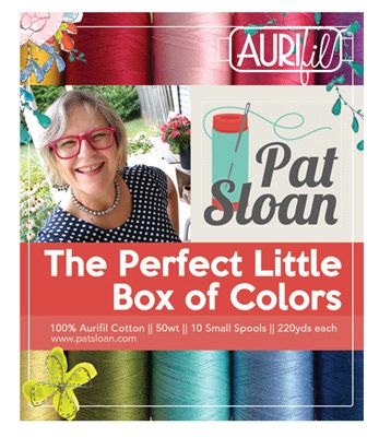 Perfect Little Box of Colours by Pat Sloan Aurifil Thread Set