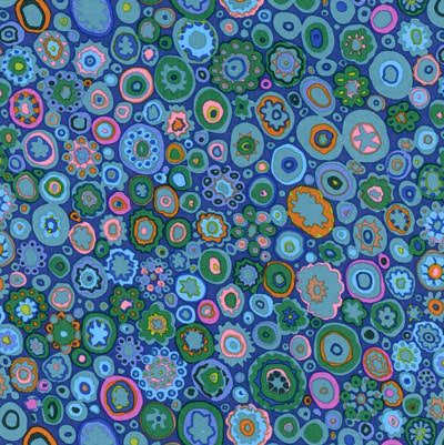 Kaffe Fassett Fabric Paperweight Teal (per 1/4 metre)