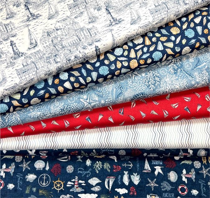 High Tide Fabric Fat Quarter Bundle