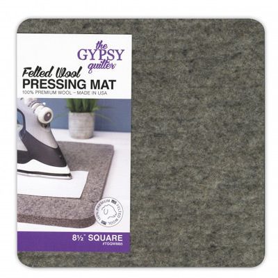 Wool Pressing Mat 8 1/2'' Square Gypsy Quilter