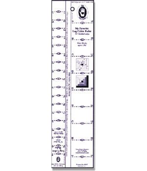 Log Cabin Ruler 3/4' and 1 1/2'