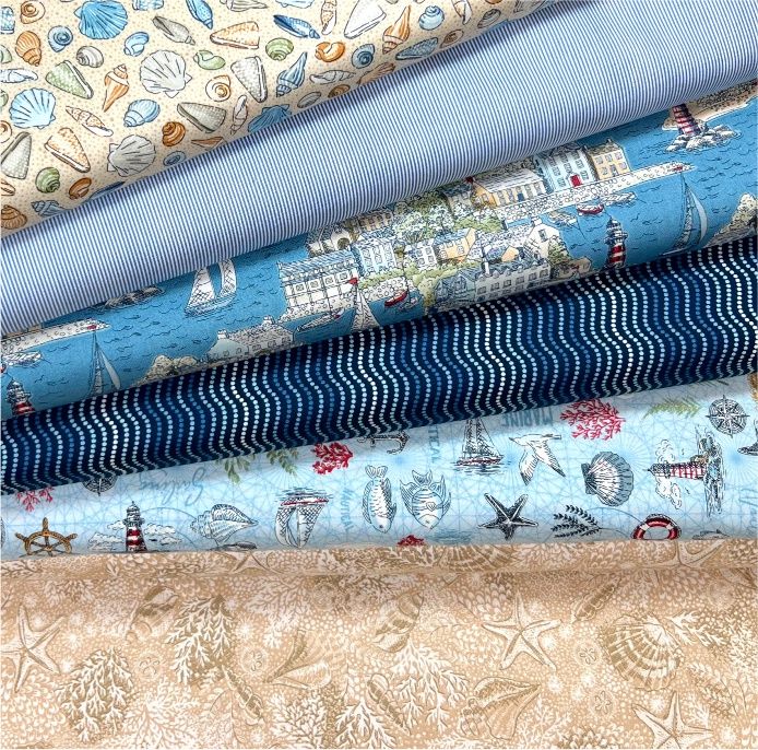 High Tide Fabric Fat Quarter Bundle