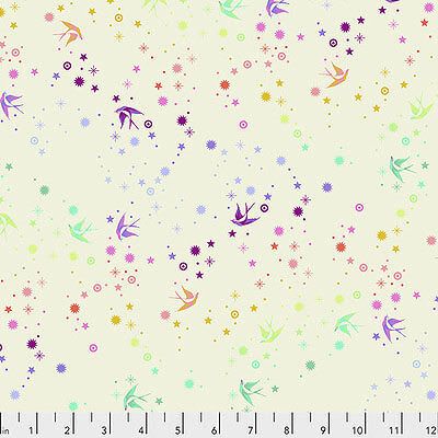 Tula Pink True Colours Fabric: Fairy Dust Cotton Candy