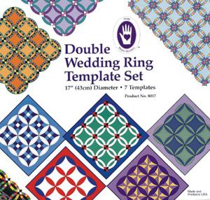 Double Wedding Ring Template Set by Marti Michell