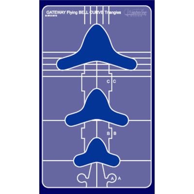 Westalee Ruler Flying Bell Curve Gateway Triangle 1' 1.5' 2' Low Shank