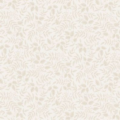 Nouveau fabric: Leaf Sprigs, Cream