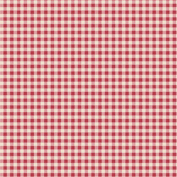 Tilda fabric: Creating Memories Winter Gingham Red