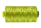 Spagetti Thread: 12wt 3 ply 100% Cotton. 400m Spool Chartreuse