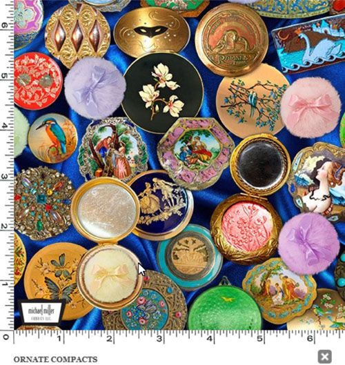 The Gilded Age fabric: Ornate Compacts