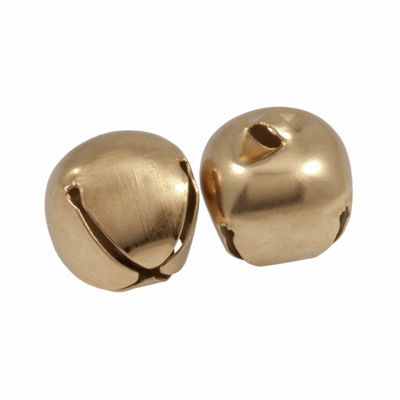 Jingle Bells: 30mm: Gold: 2 Pack