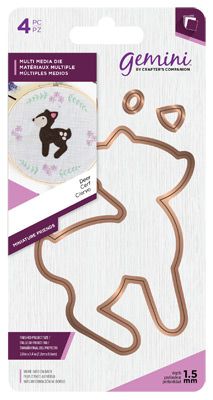 Gemini Woodland Deer Applique Patchwork Dies