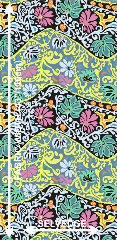 Brandon Mably Fabric Bali Brocade Contrast (per 1/4 metre)