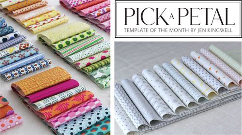 Pick a Petal Template of the Month by Jen Kingwell