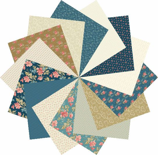 Lighthouse Blue Fat Quarter Bundle