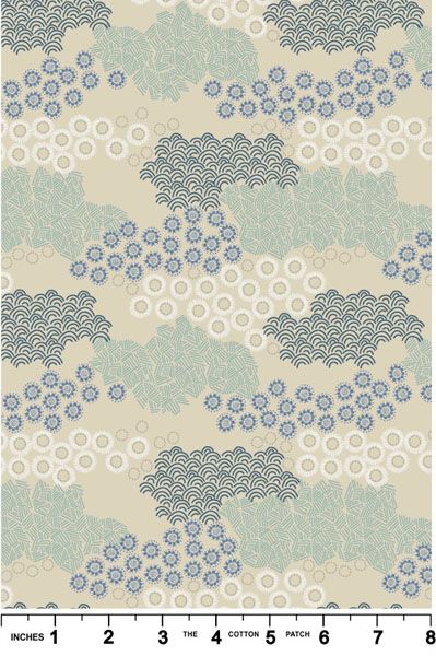 Hajime fabric: Clouds, Linen