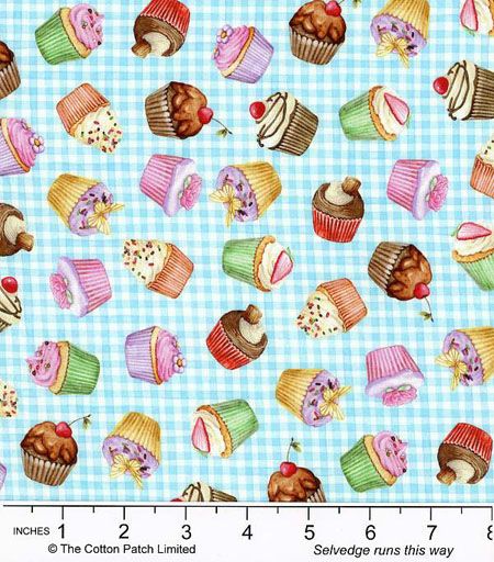 Summer Crush fabrics: Delicious Cupcake