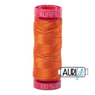 Aurifil 12 Cotton Thread 2235 Orange