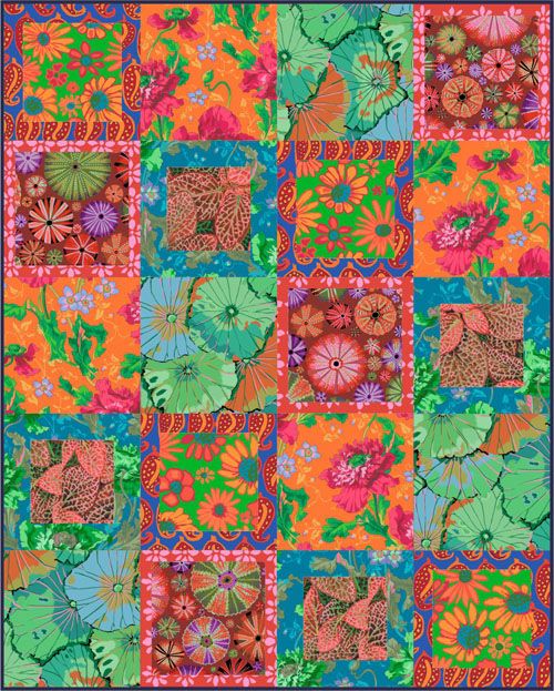 Kaffe Fassett Collective Crocosmia Accents Fat Quarter Bundle