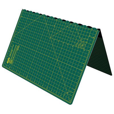 A2 Foldable Single Sided Rotary Cutting Mat Green