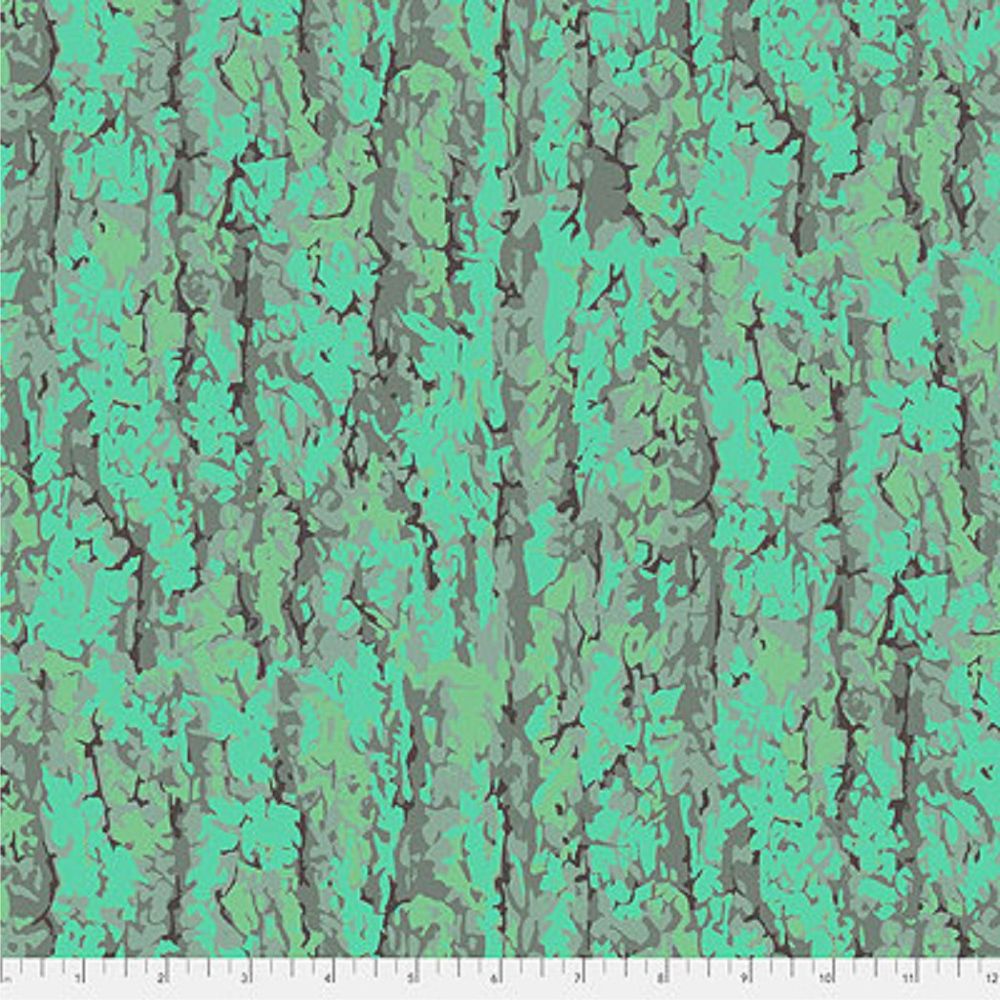 Trees fabric: Walnut Bark Aqua (per 1/4 metre)