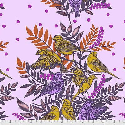 Bright Eyes Fabric: Visitation Lilac (per 1/4 metre)