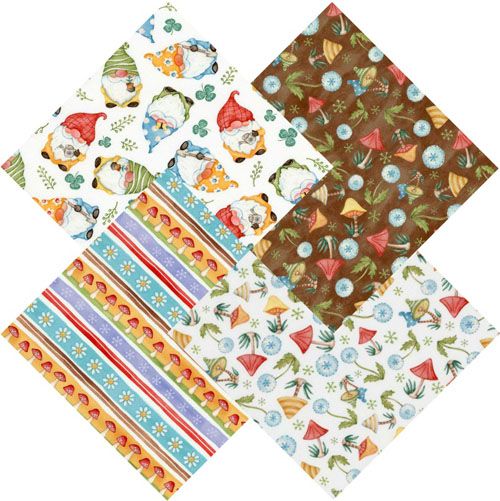 Better Gnomes and Gardens Fat Quarter Bundle