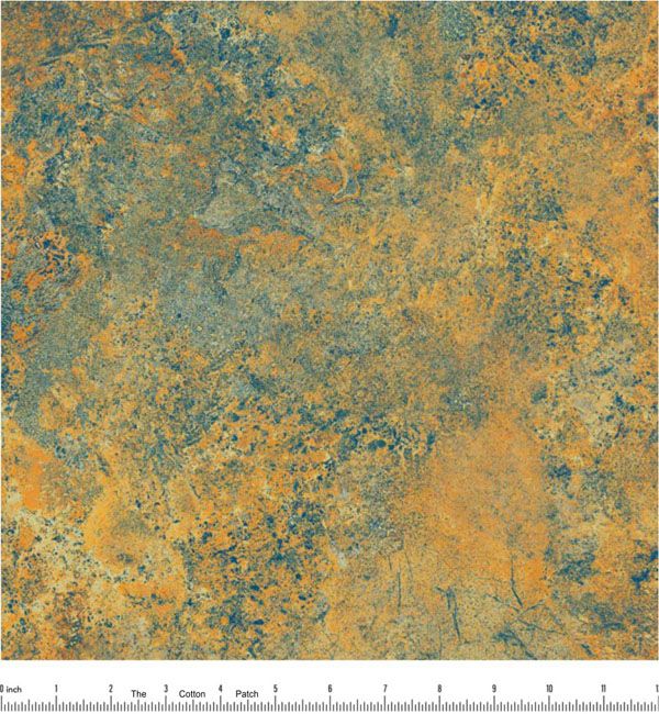 Stonehenge Gradations fabric: Slate, Oxidised Copper