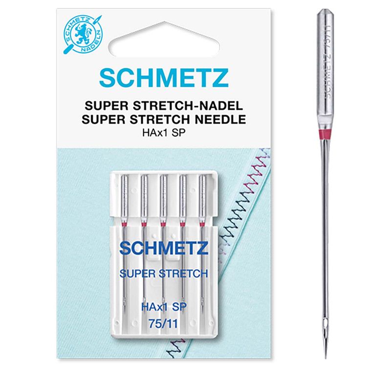 Schmetz Super Stretch Sewing Machine Needles Size 75/11