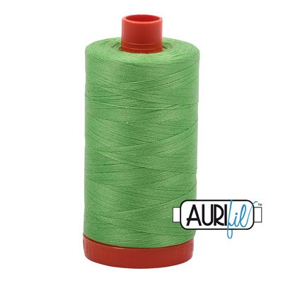 Aurifil 50 Shamrock Green Thread 6737