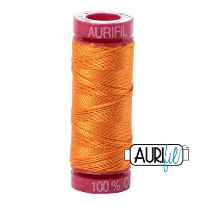 Aurifil 12 Cotton Thread 1133 Bright Orange