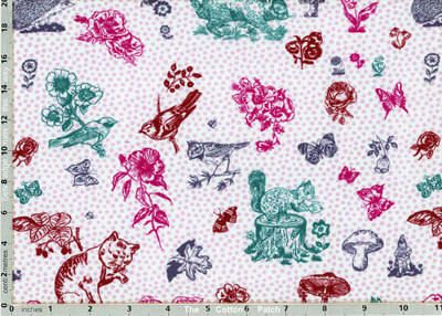 Free Spirit Designers Fabric: In My Garden Perfume (per 1/4 metre)